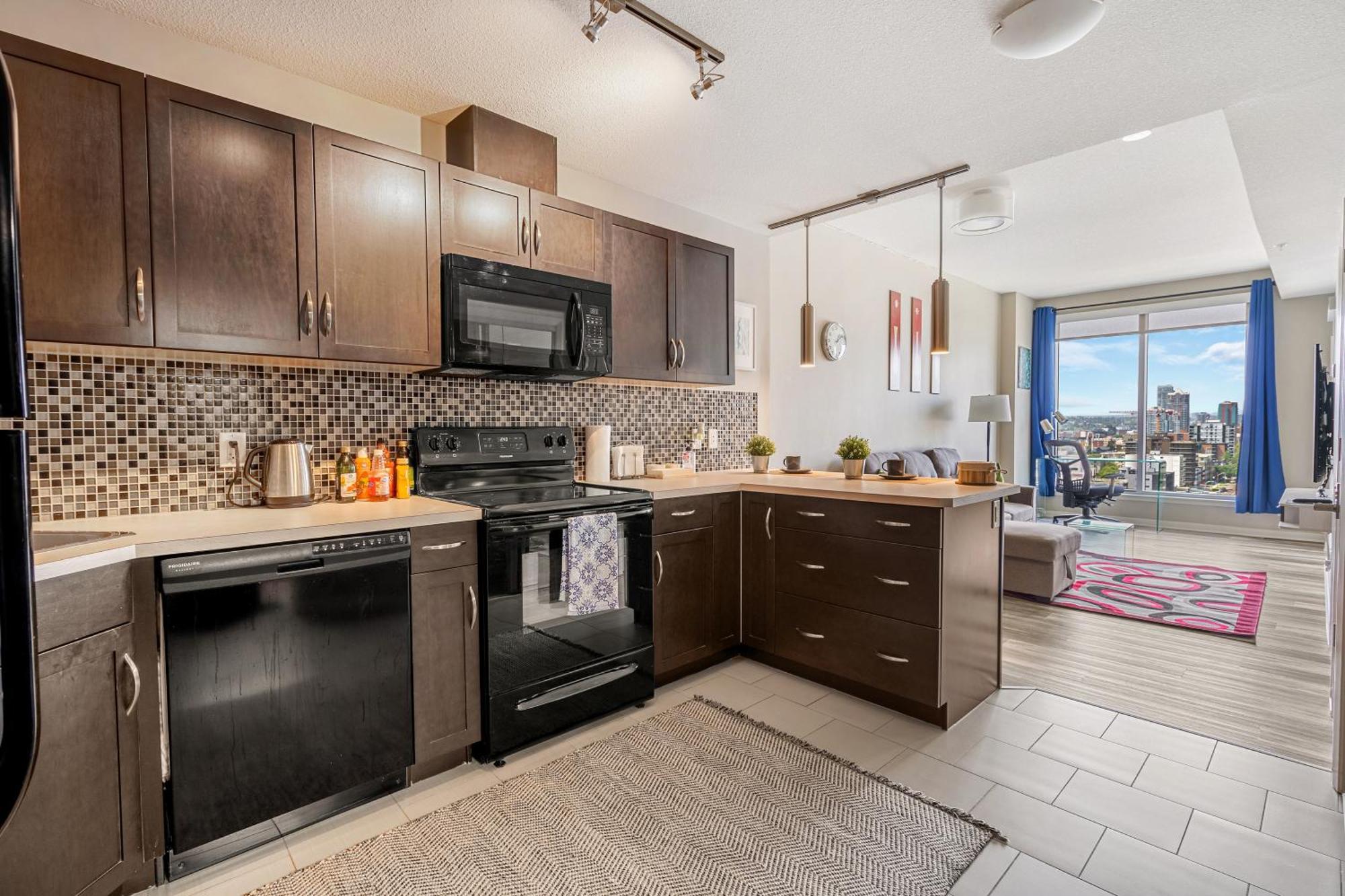 City Centre Retreat - 1Br Condo With Desk YYC Exterior foto